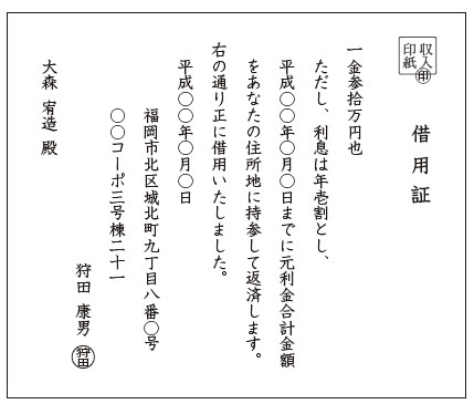 金銭トラブルを防ぐ 借用証 借用書 念書 の書き方 ページ 2 日本実業出版社